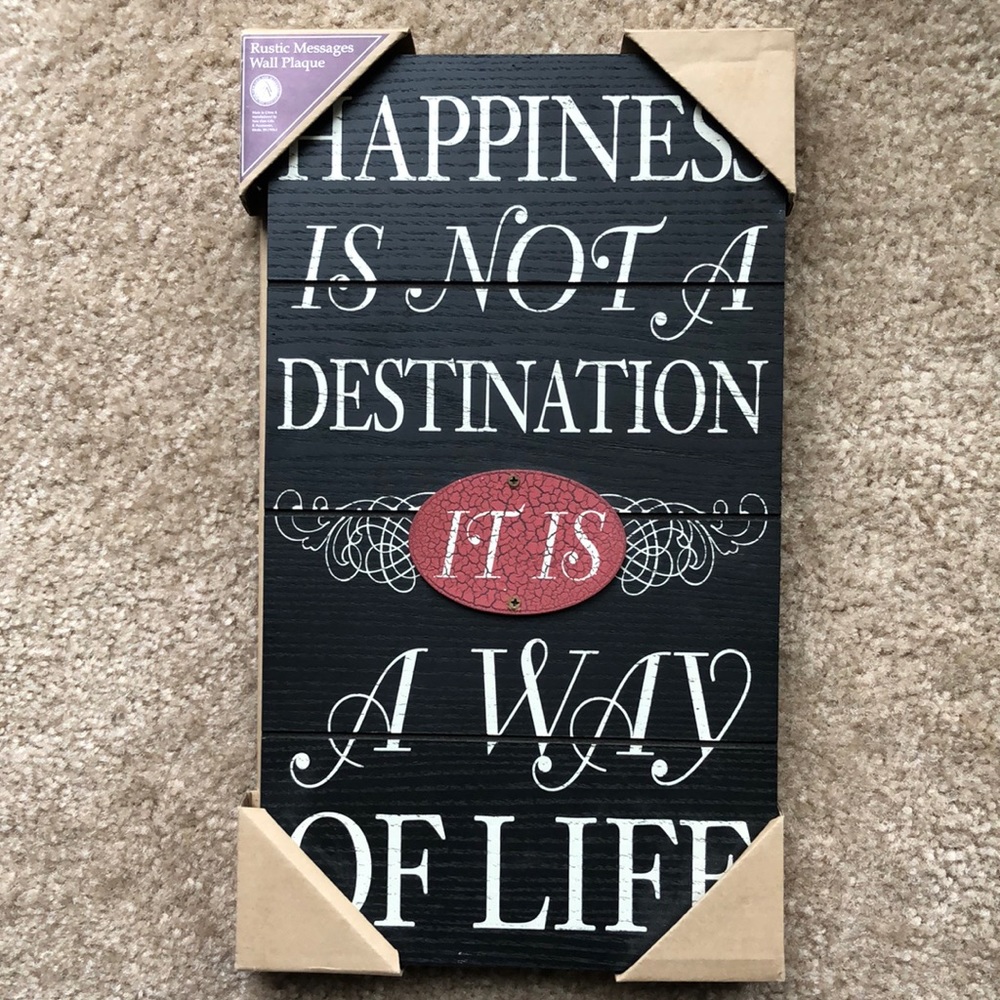 Rustic Message Wall Plaque